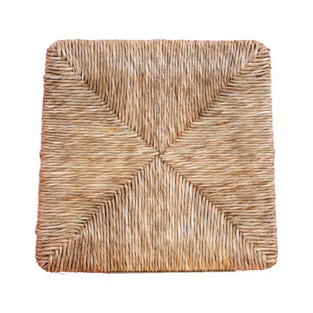 2 pcs Siège chaise remplacement 427 Silvana structure paille naturelle 35x39cm