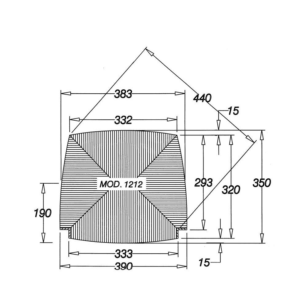 1212-R 4 pcs siège remplacement Venezia Paesana...