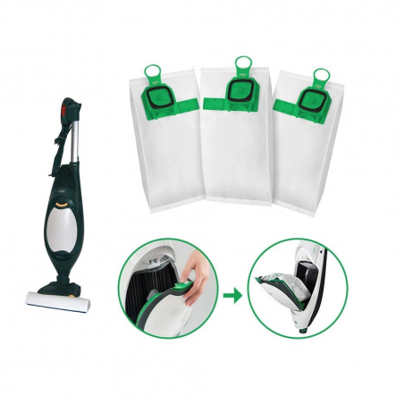 Kit Pièces Détachées Vk 140-141 Compatible Kobold 12 Sacs 2 Grilles et 12 Parfum