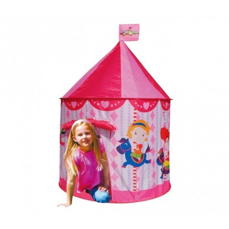 Tente de jardin Enfant- Manége / 105 x 125cm - Rose- LINE GIGIOCHI - 