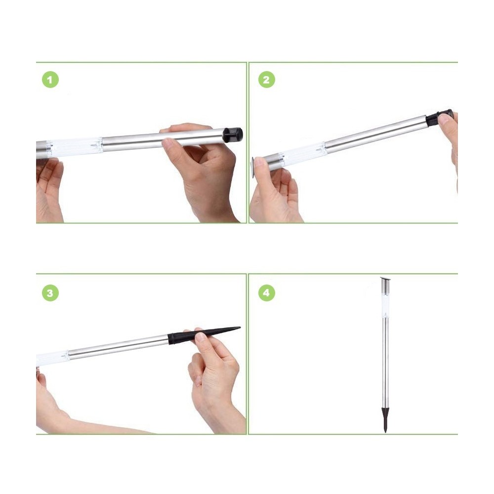 4 pcs Lampe LED H70 Step Light 1W Éclairage de...