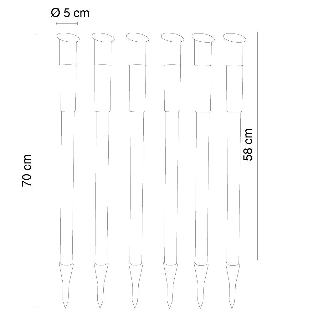 8 pcs Lampe LED H70 Step Light 1W Éclairage de...
