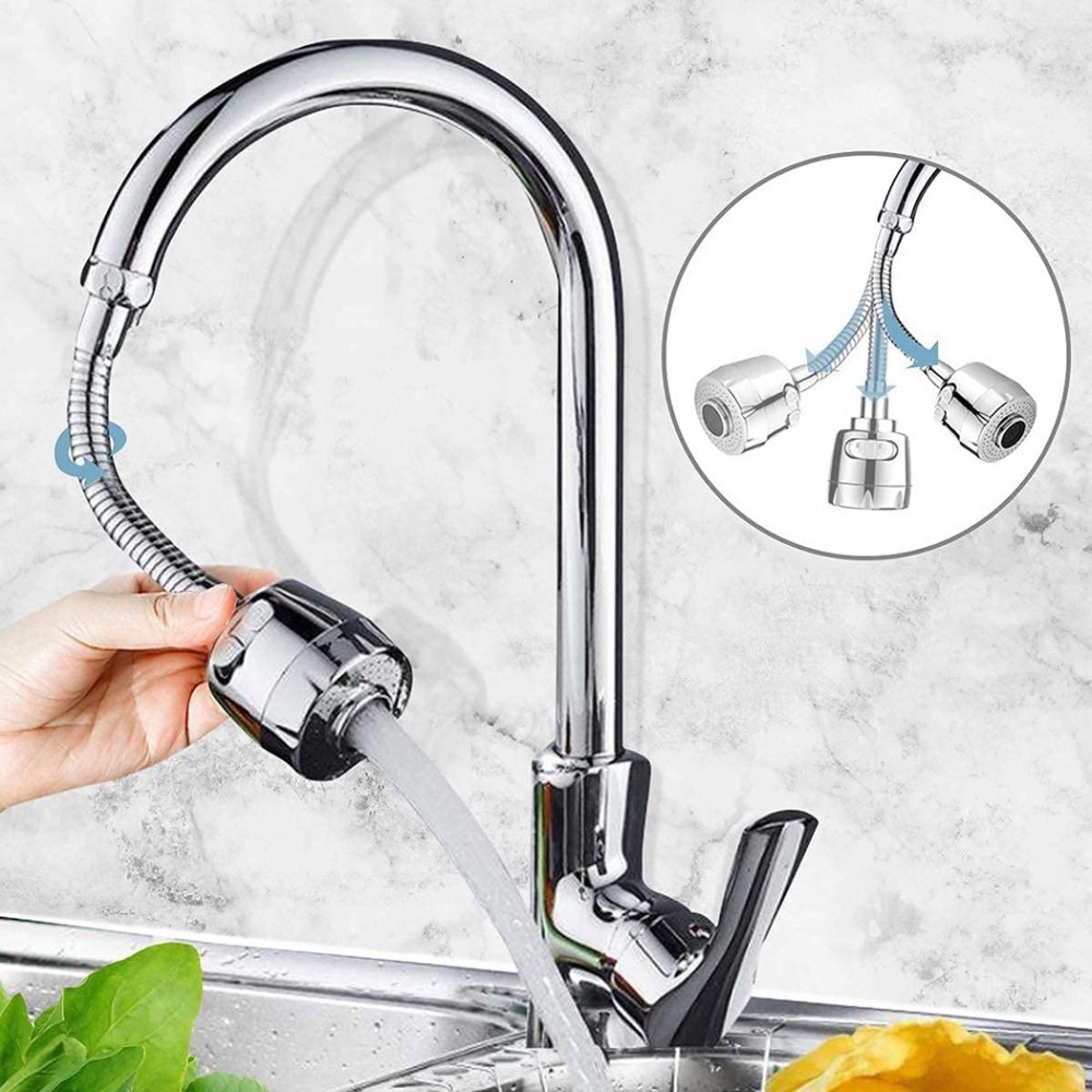 Kit de bec de robinet flexible de cuisine 2pcs...