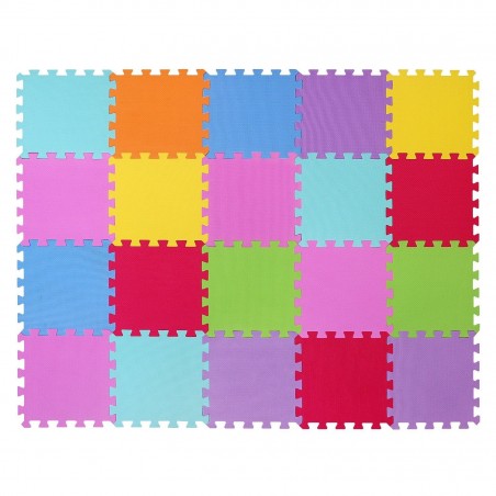 CIGIOKI tapis de jeu de puzzle coloré modulaire 40 pcs 30X30 cm mousse eva