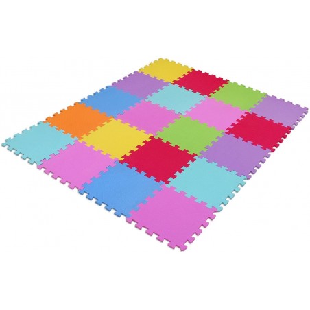 CIGIOKI tapis de jeu de puzzle coloré modulaire 40 pcs 30X30 cm mousse eva