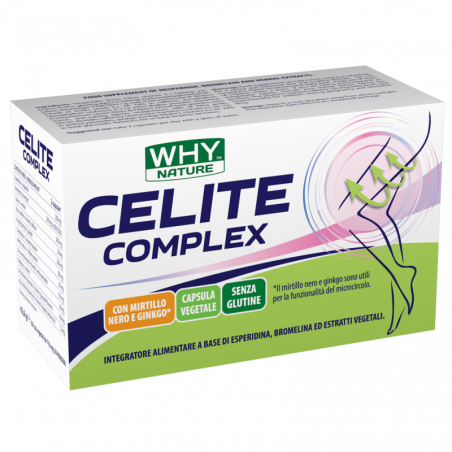 Celite Complex 60 Caps. WHYNATURE Supplément contre les jambes gonflées