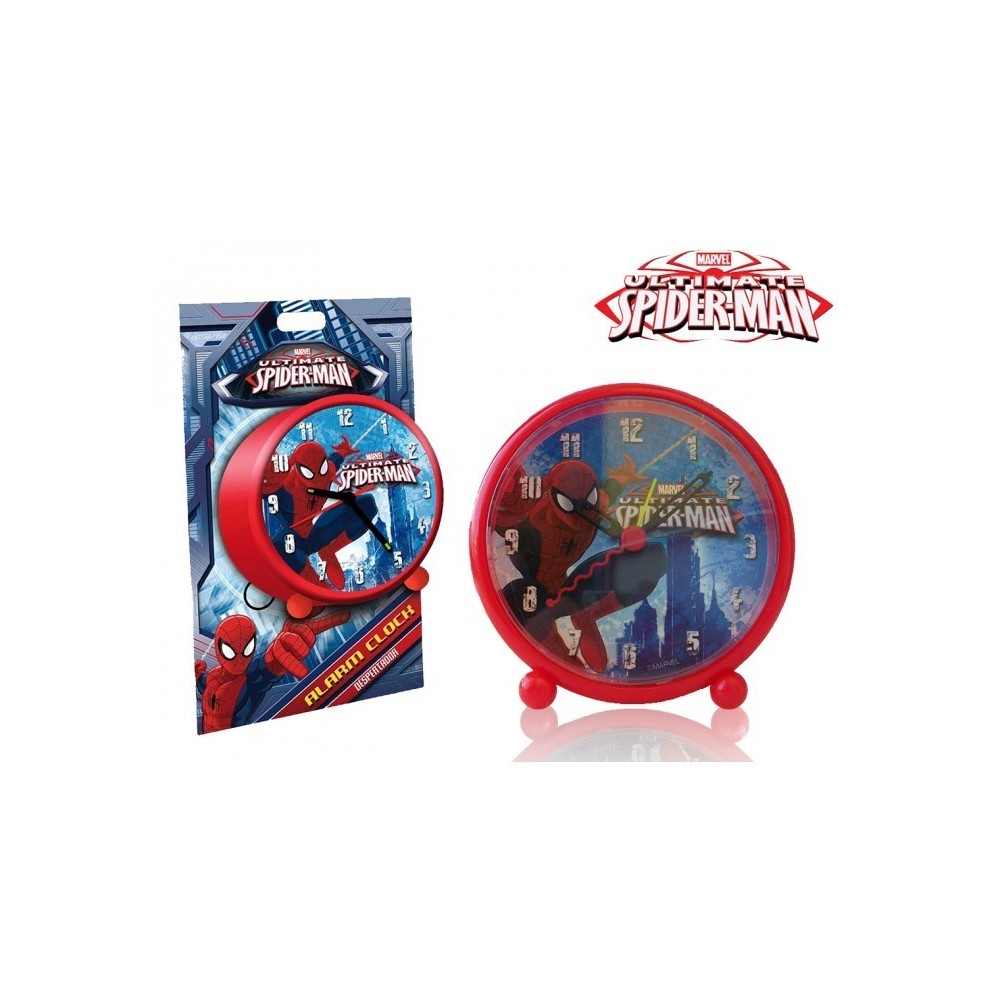 Réveil pour enfant - pour garçons et filles - Motif : SPIDERMAN