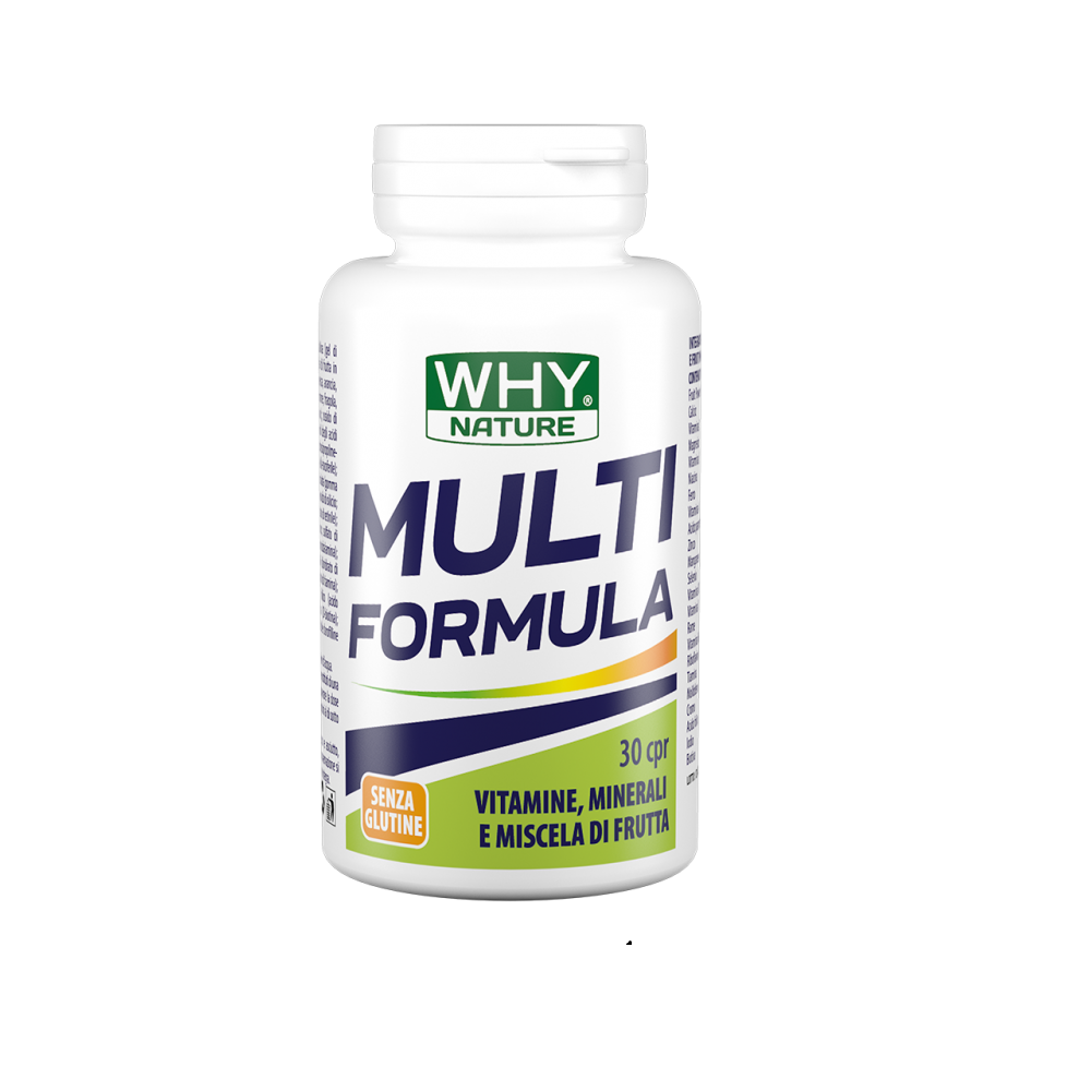Multi Formula WHYNATURE 30 cpr mélange de fruits supplément multivitaminé