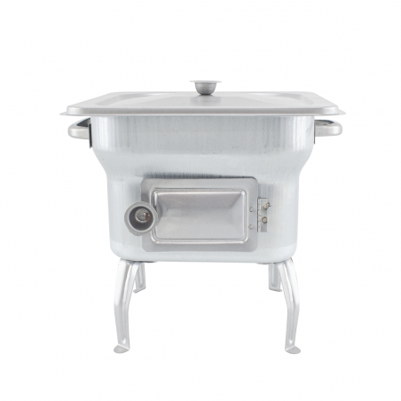 Petit barbecue Fornacella en tôle 25x25cm avec pièces détachées et couvercle