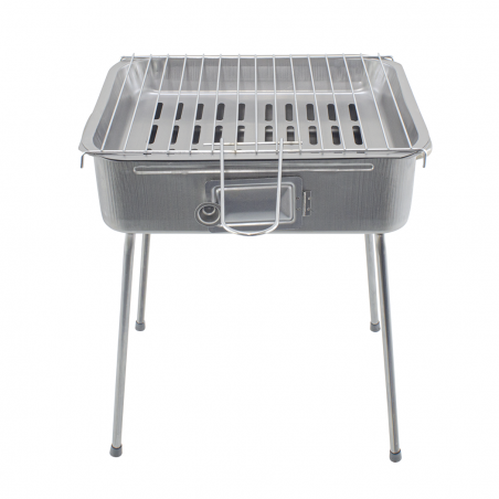 Grand Barbecue Fornacella en plaque imprimée 27x37cm avec Grille et Couvercle