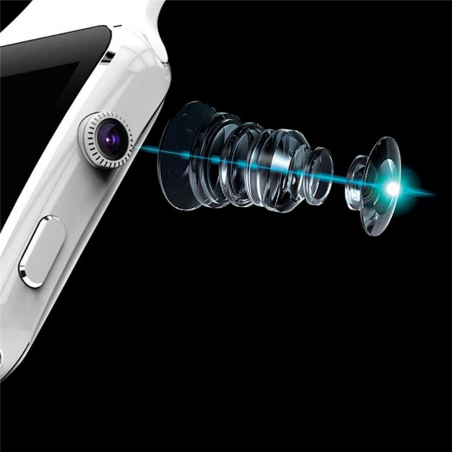 Smartwatch écran rectangulaire 000101 Notifications caméra de montre fitness APP