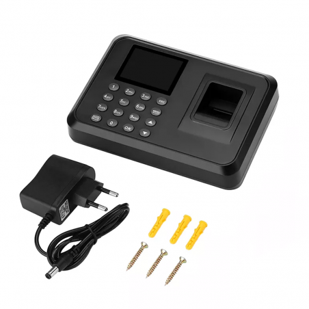 Moniteur de temps et de présence Chronométreur mot de passe biométrique 2.4 "USB