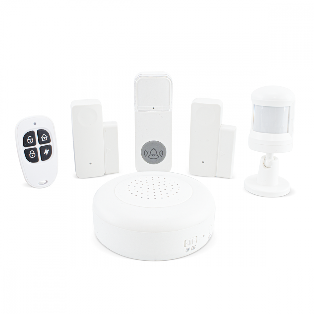 Capteurs kit de système de sécurité domestique sans fil et sirène et application