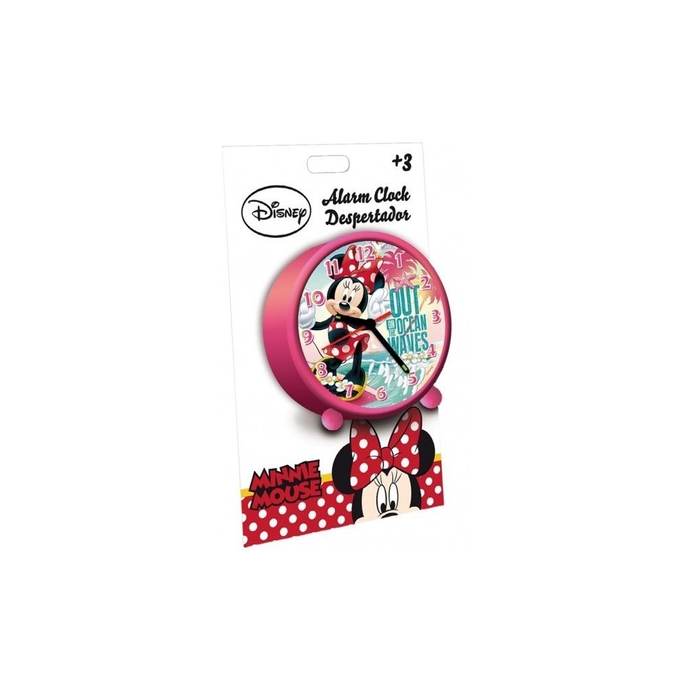 Montre numérique avec bracelet en caoutchouc infantile - garçon et fille - motif Minnie Mouse - Disney WD10561
