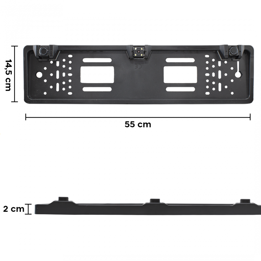 Support de plaque d'immatriculation avec caméra...