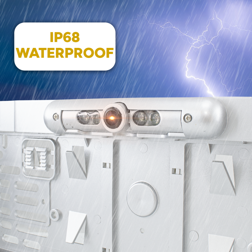 400463 Support plaque d'immatriculation avec...