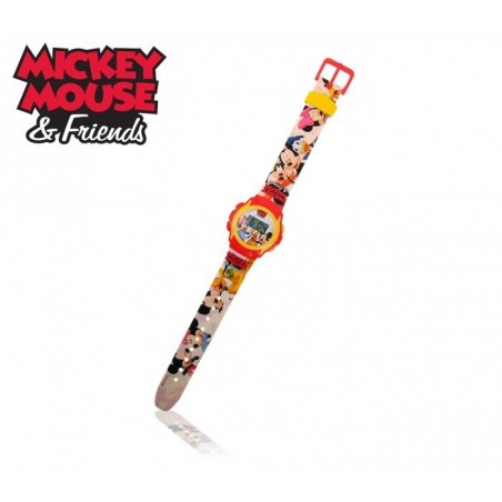 Montre numérique avec bracelet en caoutchouc infantile - garçon et fille - motif MICKEY MOUSE - Disney WD10404
