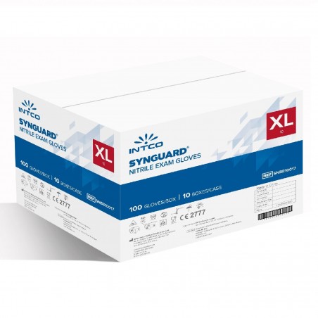 Set 1000pcs Gant Jetable ITCO Synguard Nitrile Qualité Premium Usage Sanitaire