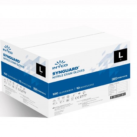 Set 1000pcs Gant Jetable ITCO Synguard Nitrile Qualité Premium Usage Sanitaire