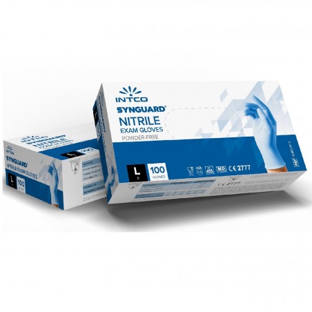 Set 1000pcs Gant Jetable ITCO Synguard Nitrile Qualité Premium Usage Sanitaire