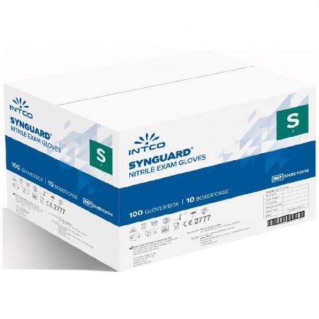 Set 1000pcs Gant Jetable ITCO Synguard Nitrile Qualité Premium Usage Sanitaire