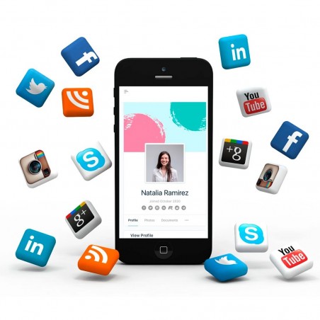 Carte de visite numérique pour partager des informations depuis le Smartphone