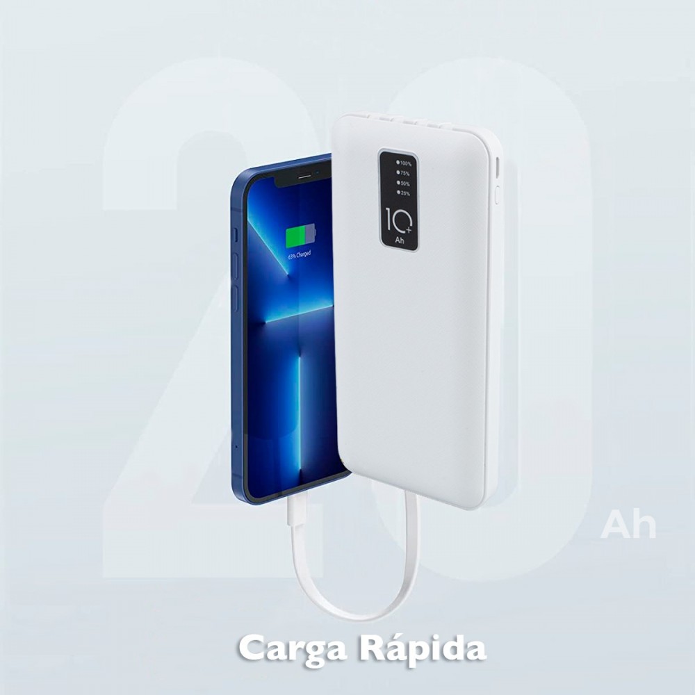 Chargeur rapide portable Power Bank 20000mAh...