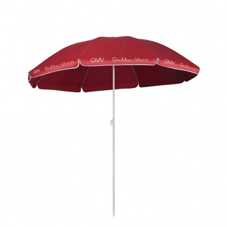 Parasol 170 cm mât central et couleur unie 538302 avec housse