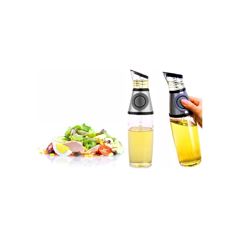 Distributeur - burette Huile et Vinaigre 500 ml larmier de pression