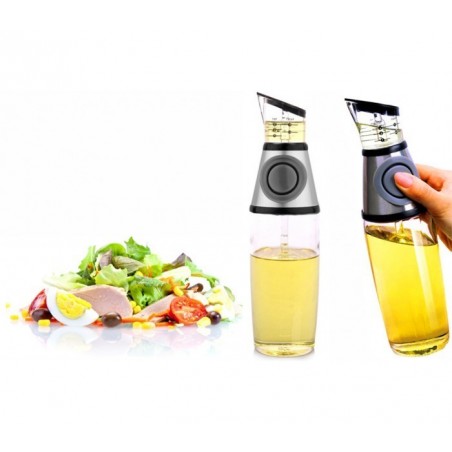 Distributeur - burette Huile et Vinaigre 500 ml larmier de pression