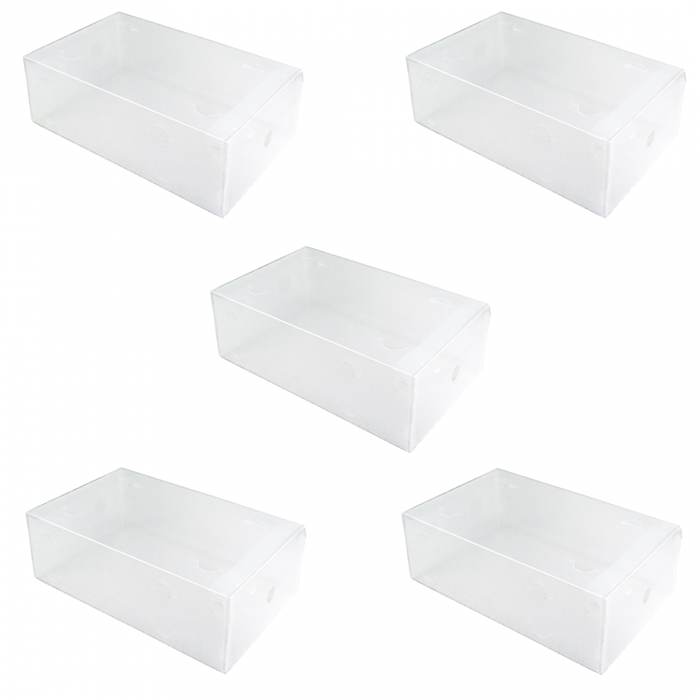 20 pièces organisateur de boîte de rangement transparent pour économiser espace