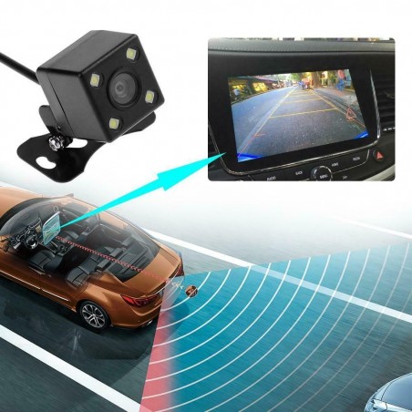 Caméra de recul pour voiture vision nocturne 4 Led Parking 170 degrés