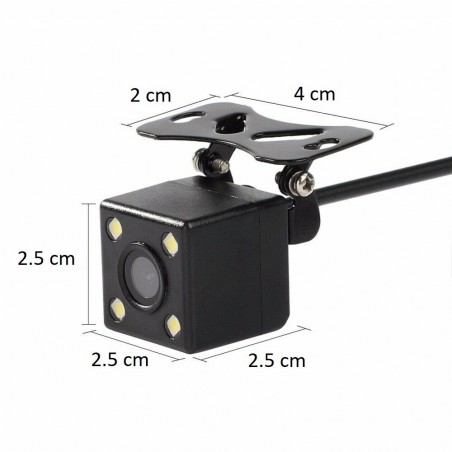 Caméra de recul pour voiture vision nocturne 4 Led Parking 170 degrés