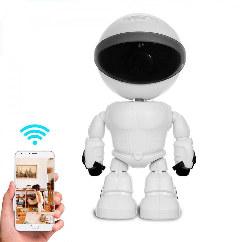 Caméra Robot Wifi 5MP 490248 HD 1920x1080 Caméra Espion Surveillance à Distance