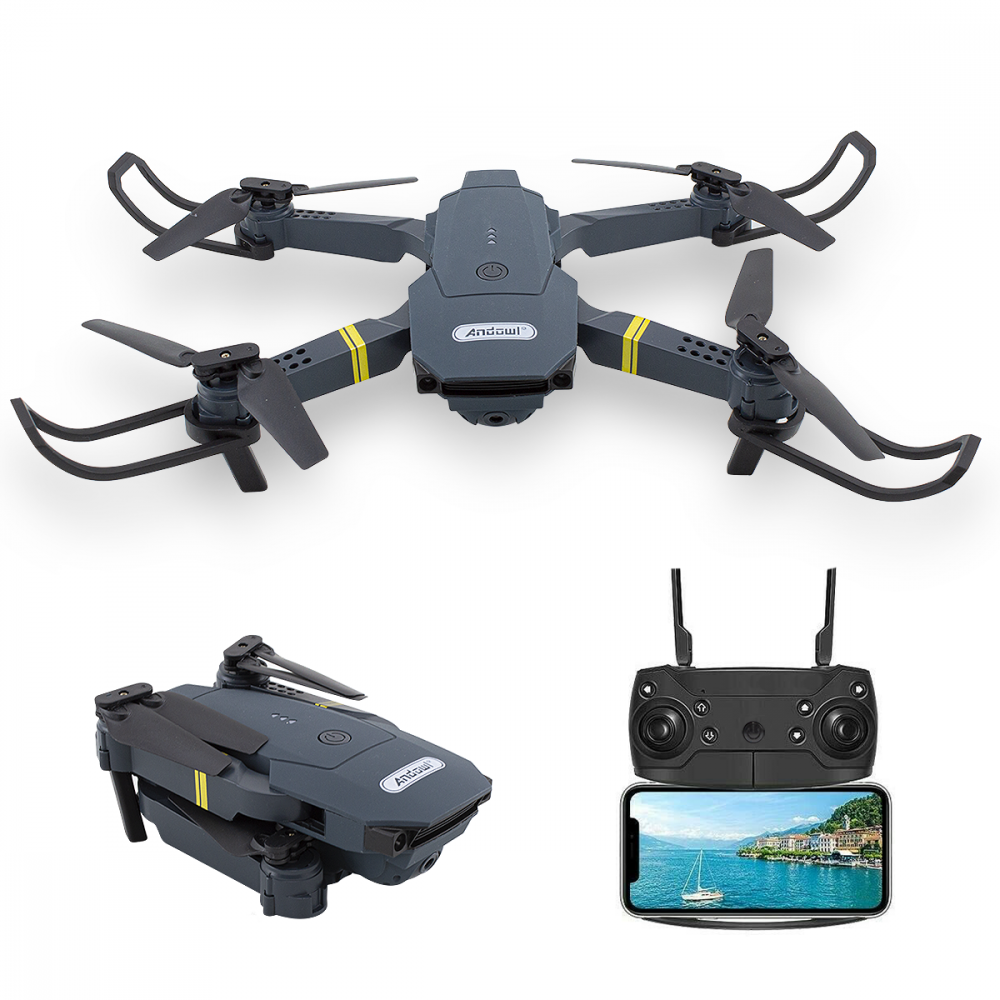 Drone pliable 1080P HD Mini Quadcopter avec caméra Wifi et télécommande
