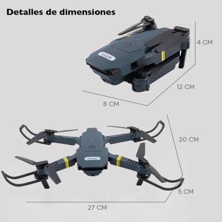Drone pliable 1080P HD Mini Quadcopter avec caméra Wifi et télécommande