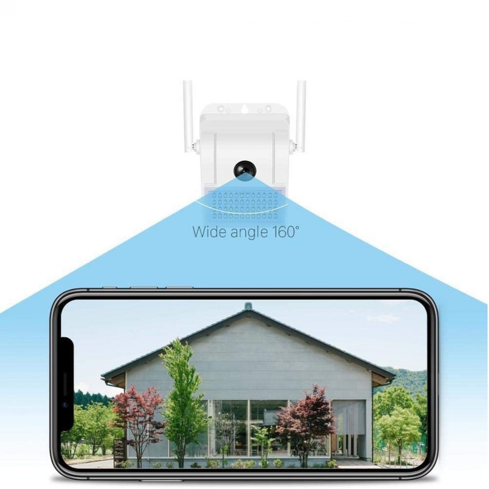 Caméra IP V380 3MP Audio bidirectionnelle 1080P...