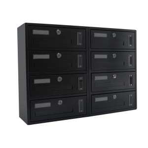 Boîte aux lettres pour copropriété 8 plc Iron Grey Art....
