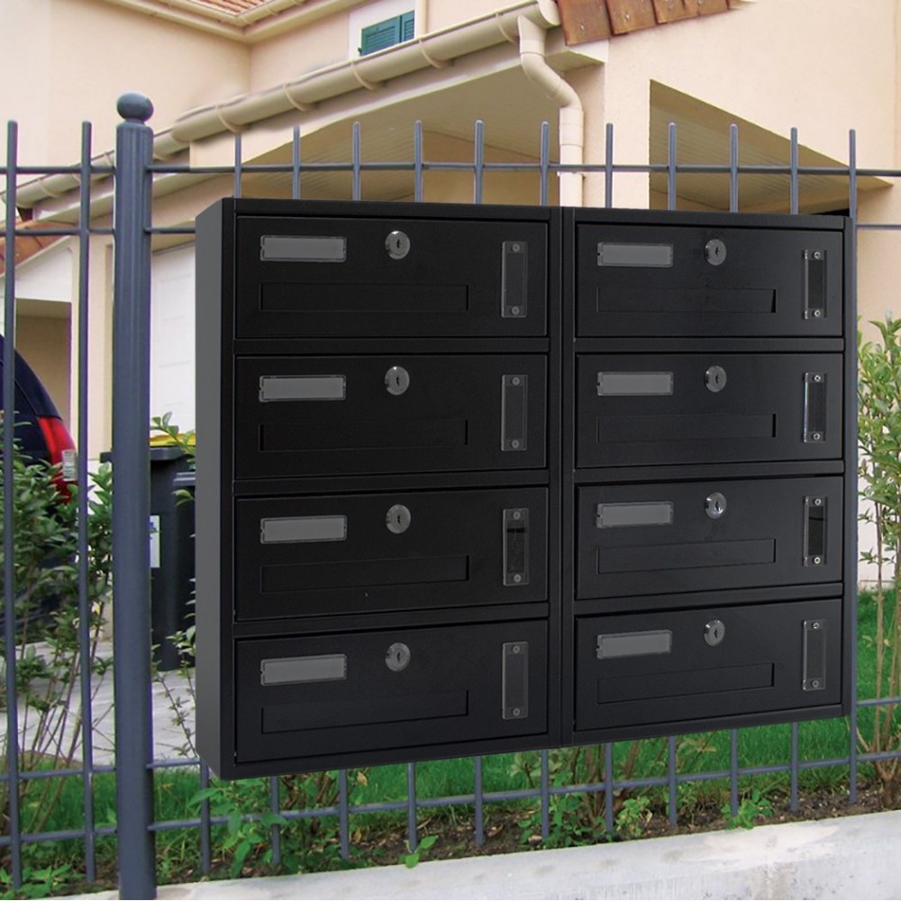 Boîte aux lettres pour copropriété 8 plc Iron...