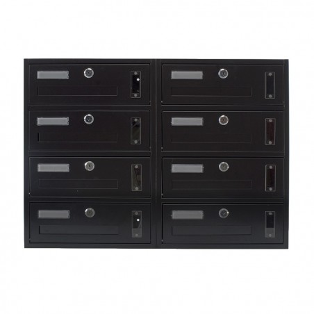 Boîte aux lettres pour copropriété 8 plc Iron Grey Art. 783.D 42x18x62cm