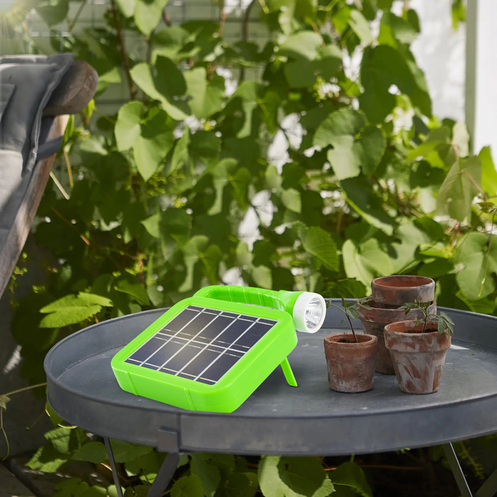 Lampe de secours portable avec panneau solaire...