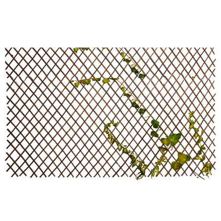 Clôture en bois extensible de 35 A 180 cm treillis décoratif pour plantes