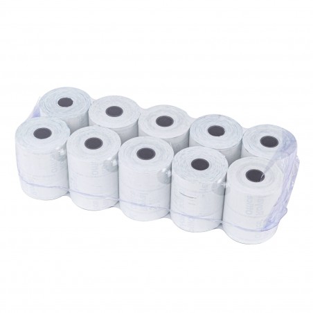 Pack 50 rouleaux de papier térmico ONE OFFICE para 57mm x 35mt agujero 12mm 55gr