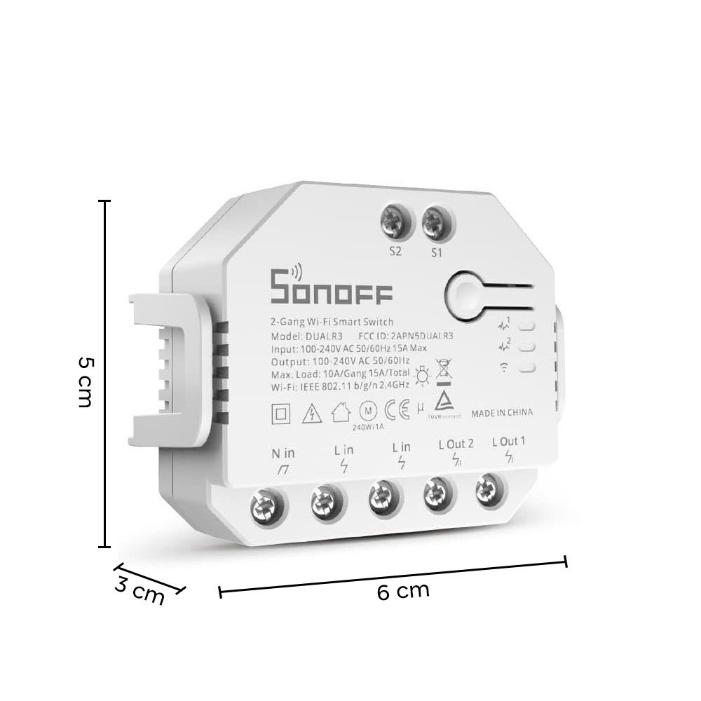 SONOFF DUAL MINI R3 Interrupteur d'éclairage...