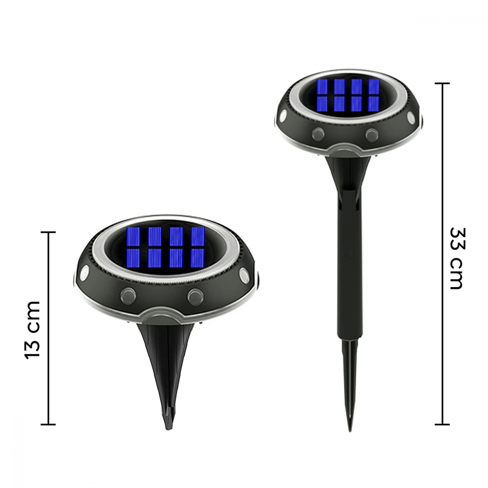 Capteur crépusculaire IP68 rond RGB LED...