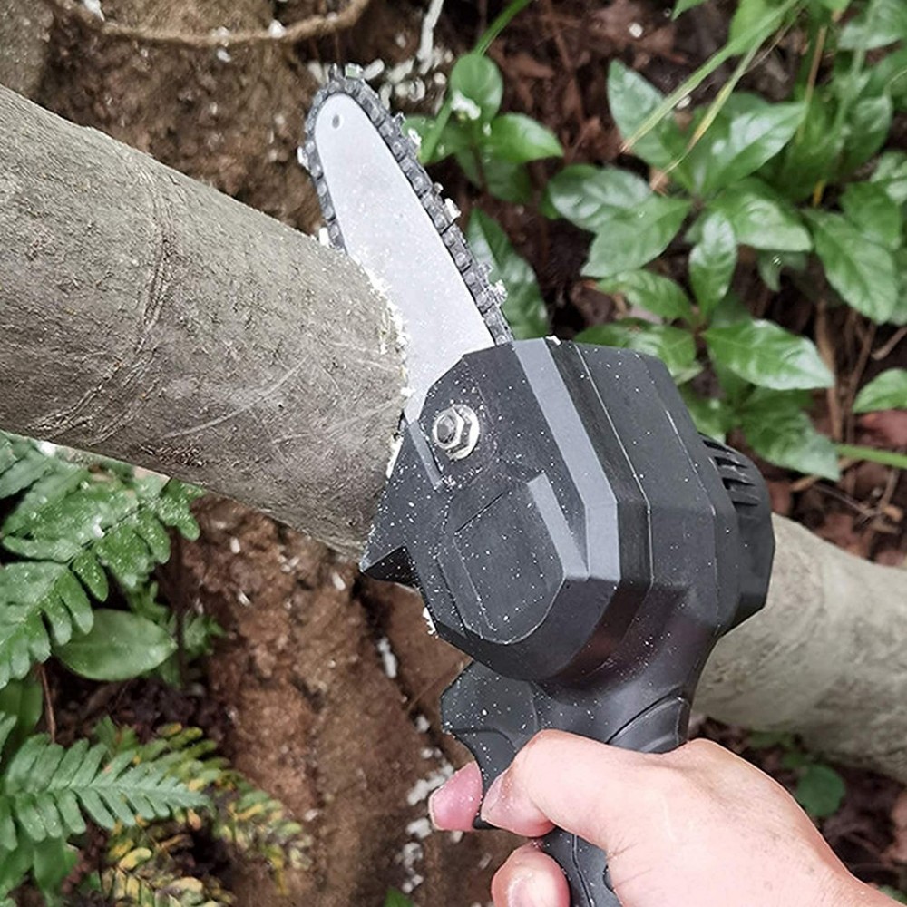 Mini batterie tronçonneuse électrique sans fil...