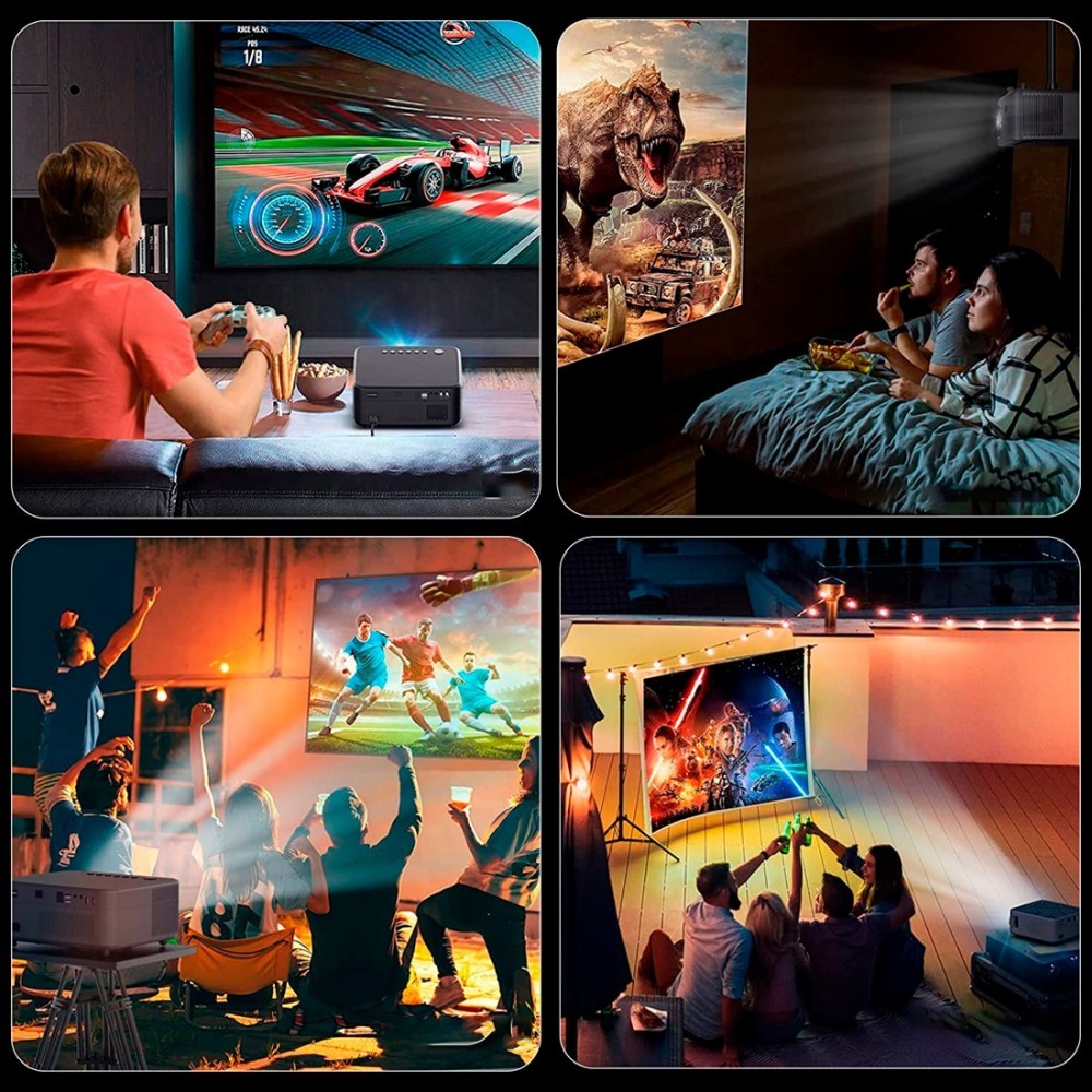 Projecteur vidéo portable haute définition...