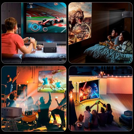 Projecteur vidéo portable haute définition 1080P HDMI Media Player HD