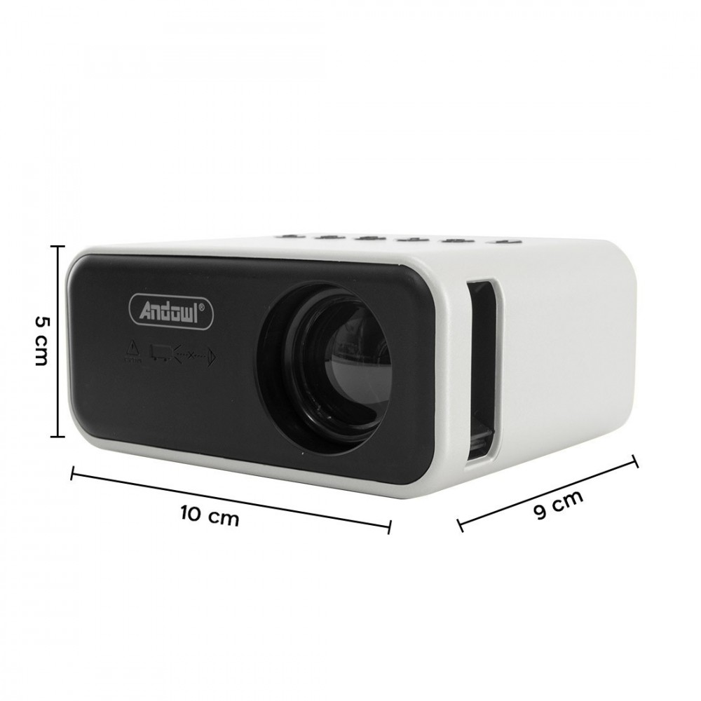 Mini projecteur LED Ultra HD 1080P pour...