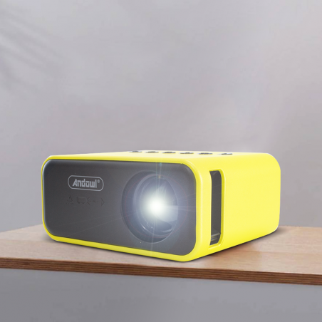 Mini projecteur LED Ultra HD 1080P pour smartphone avec télécommande